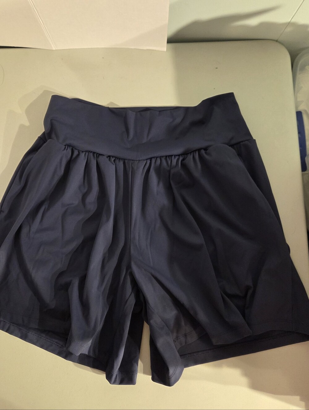 Halara SoftlyZero Airy Super High Waisted 2-in-1 Instant Cool Shorts Size 1XL - Picture 2 of 7
